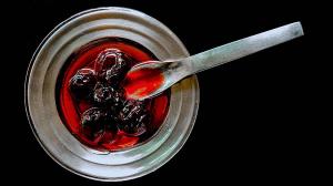 cherries in syrup «spoon sweets» preserves