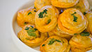 chorizo and parmesan puff pastry bites