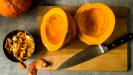 roasted squash and toasted hazelnuts soup