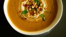 roasted squash and toasted hazelnuts soup