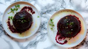 big red roasted beets