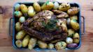 poulet rôti à la grecque au citron et à l'origan ... à ma manière