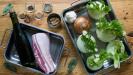 crispy roasted pork belly with cider & fennel