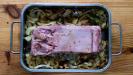 crispy roasted pork belly with cider & fennel
