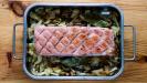crispy roasted pork belly with cider & fennel