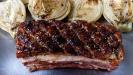 crispy roasted pork belly with cider & fennel