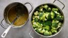 hot (or cold) broccoli feta mint soup