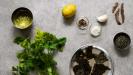 ocean-flavored roasted radishes