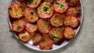 ocean-flavored roasted radishes
