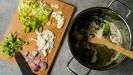 beer-cooked mussels & (a few) clams too