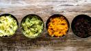 4 vegetables purées (to freeze for later)