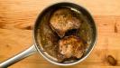 marinated pork chops & potato cabbage mash