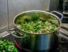creamy and greeny leftover veggies soup