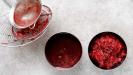 fraises x 4 : au sirop + confiture + gelée + beurre