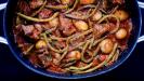 ragoût grec aux haricots verts & boeuf