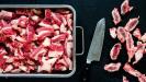 saucisses de boeuf épicées aux piments & herbes & légumes verts