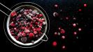 a weird & all-pink spring cake (with defrosted field berries)
