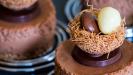easter chocolate and hazelnut cheesecake