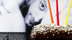 angel’s triple dark chocolate birthday cake