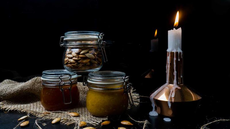pumpkin jam & pumpkin butter & smoky roasted pumpkin seeds