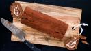 chocolate & chestnut yule log