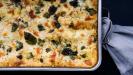 vegetable & cheese stuffed lasagna rolls