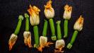 stuffed & fried zucchini flowers