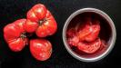 la plus fraîche sauce et/ou tartinade aux tomates anciennes écrasées à la main & sans cuisson