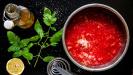 la plus fraîche sauce et/ou tartinade aux tomates anciennes écrasées à la main & sans cuisson