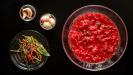 la plus fraîche sauce et/ou tartinade aux tomates anciennes écrasées à la main & sans cuisson