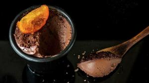 greek yogurt & dark chocolate mousse