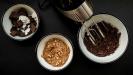 chocolate-coated cookie & peanut butter cup candy bites