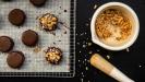 chocolate-coated cookie & peanut butter cup candy bites