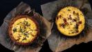 chunky vegetable & feta quiche with the incredible 2-ingredient breadcrumb & mayonnaise crust