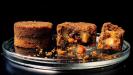 spiced cookie-crusted & dried fruits & nuts-stuffed oven-baked apples
