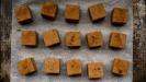 chestnut cream-glazed & chestnut flour cakes