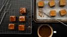 chestnut cream-glazed & chestnut flour cakes