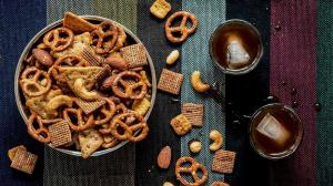 ‘in-between-holidays’ salty & spicy snack mix