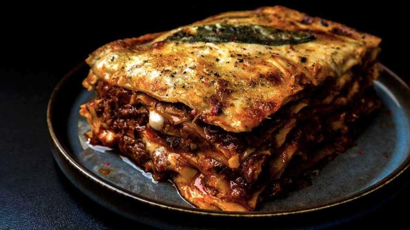 the ‘ultimate’ 4-braised & shredded meats lasagna