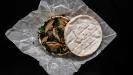 bread-crusted & mushroom-stuffed oven-baked camembert
