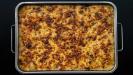 oven-roasted chicken & cauliflower & broccoli & cheddar casserole