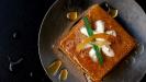 «ravani» lime & geranium & mastic syrup-soaked semolina cake