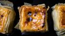 tartelettes du petit-déjeuner à la crème patissière & filo (doucement & délicatement cuites & épicées)