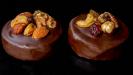 chocolate-coated & caramel-filled & dried fruits-topped «billionnaire» shortbreads