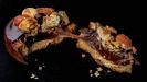 chocolate-coated & caramel-filled & dried fruits-topped «billionnaire» shortbreads