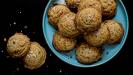 salty-sweet peanut butter & sesame tahini cookies