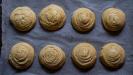 sugar & orange blossom syrup glazed puff-pastry flaky brioches