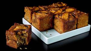 spiced apple cakes with olive oil & buckwheat