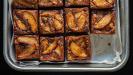spiced apple cakes with olive oil & buckwheat