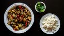 mini crustless quiches with roasted vegetables & béchamel
